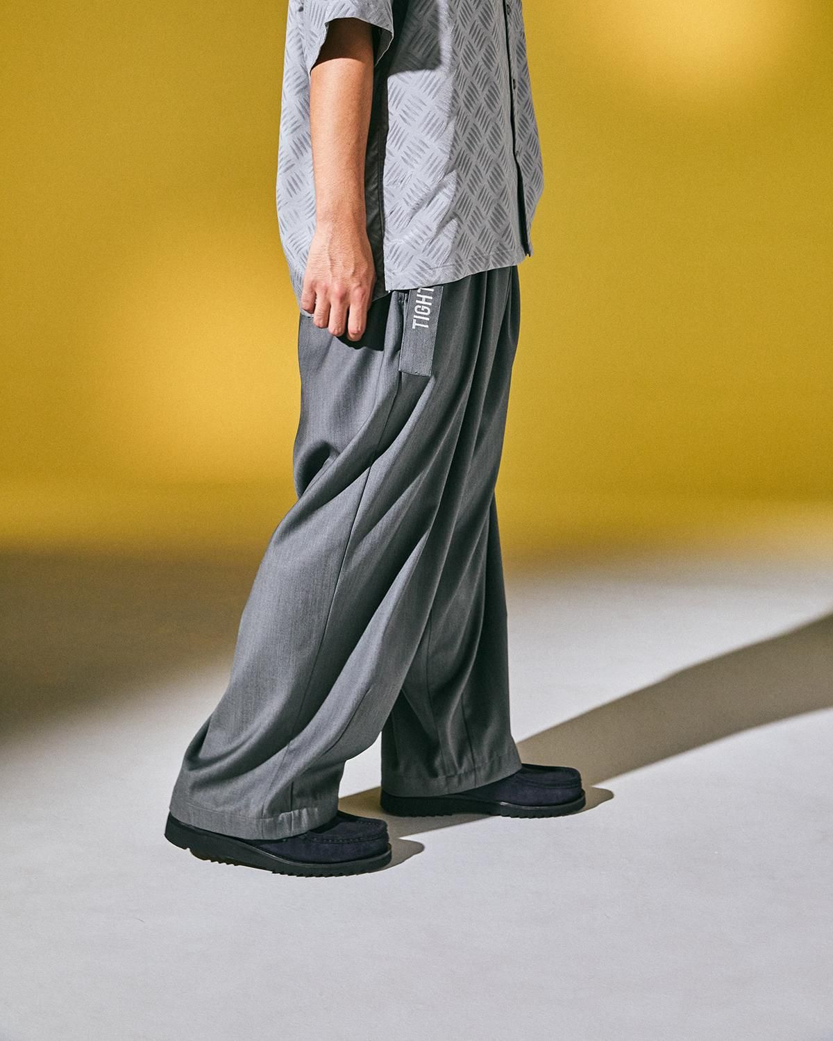 【紐付き】 tightbooth SSバギースラックス baggy slacks