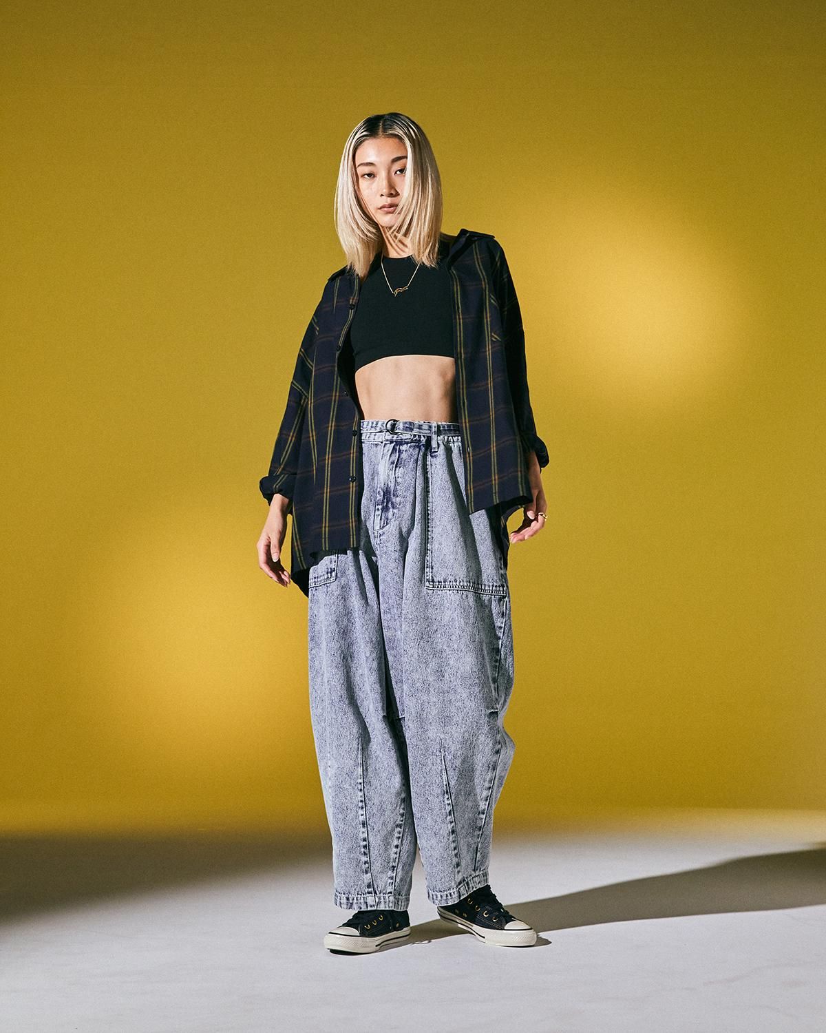 DENIM BAKER BALLOON PANTS - TIGHTBOOTH® タイトブース オフィシャル ...