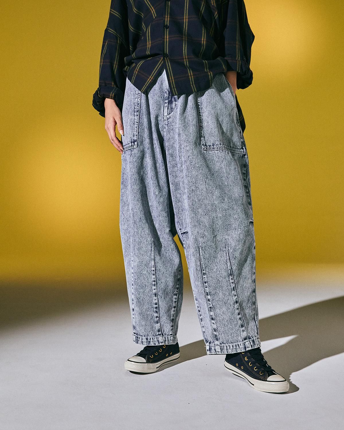 DENIM BAKER BALLOON PANTS - TIGHTBOOTH® タイトブース オフィシャル