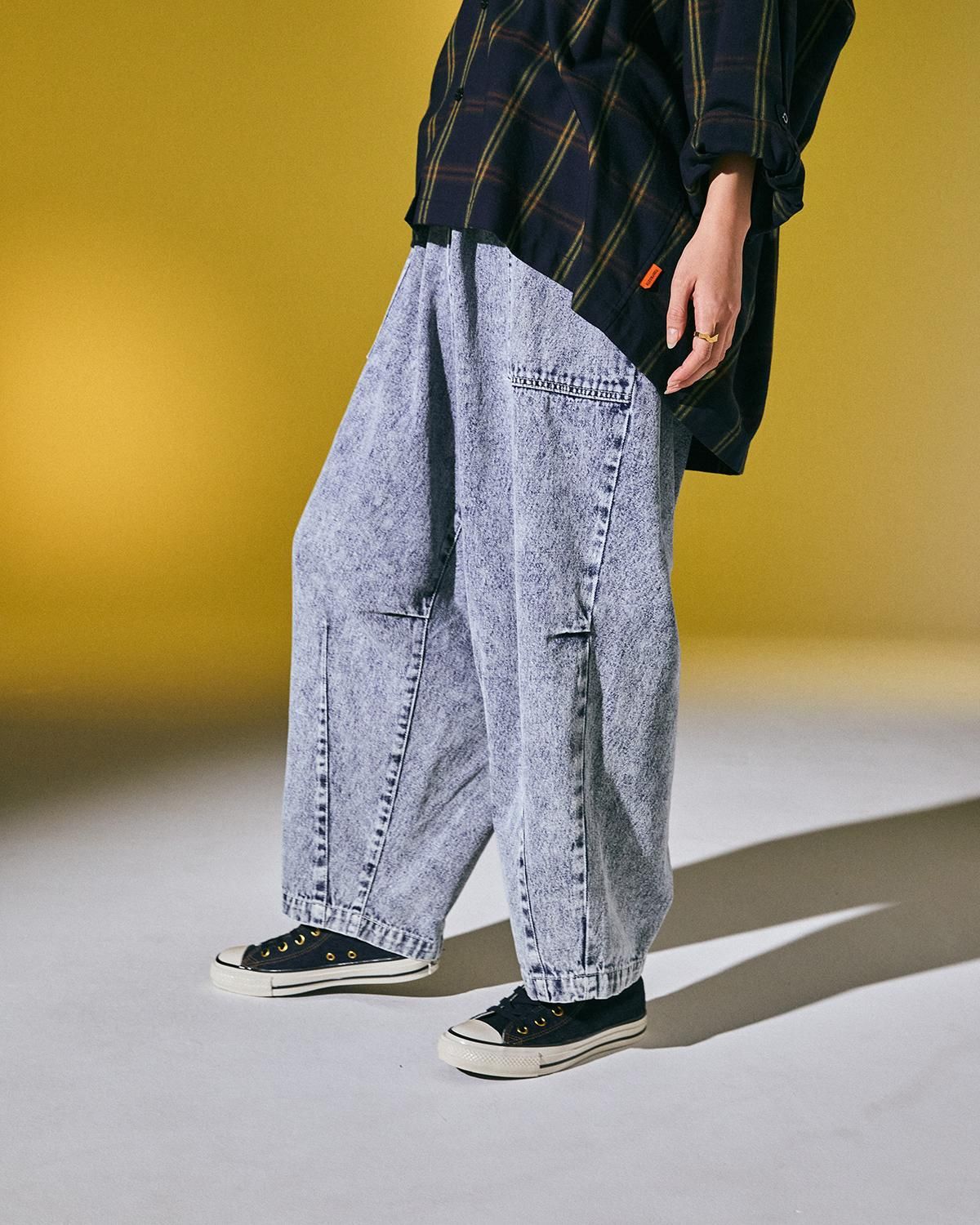 DENIM BAKER BALLOON PANTS - TIGHTBOOTH® タイトブース オフィシャル