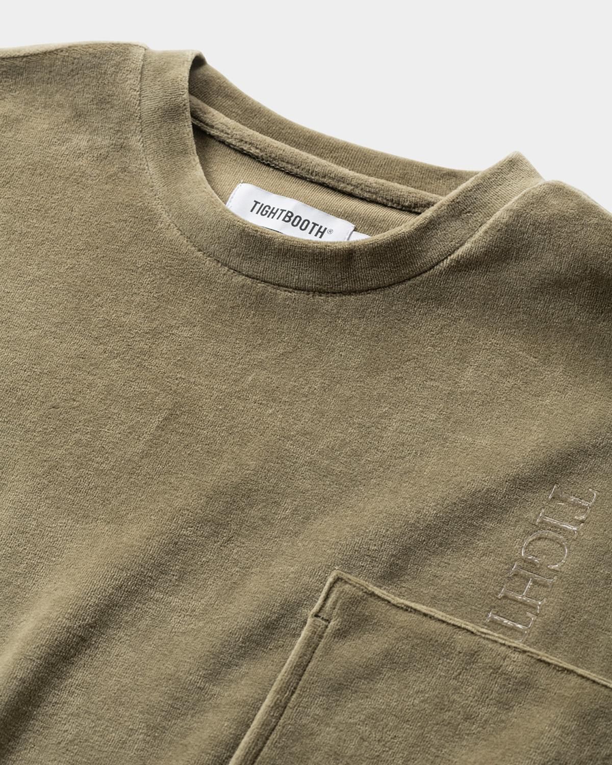 STRAIGHT UP VELOUR T-SHIRT - TIGHTBOOTH® タイトブース STRAIGHT UP VELOUR T-SHIRT - TIGHTBOOTH® タイトブース