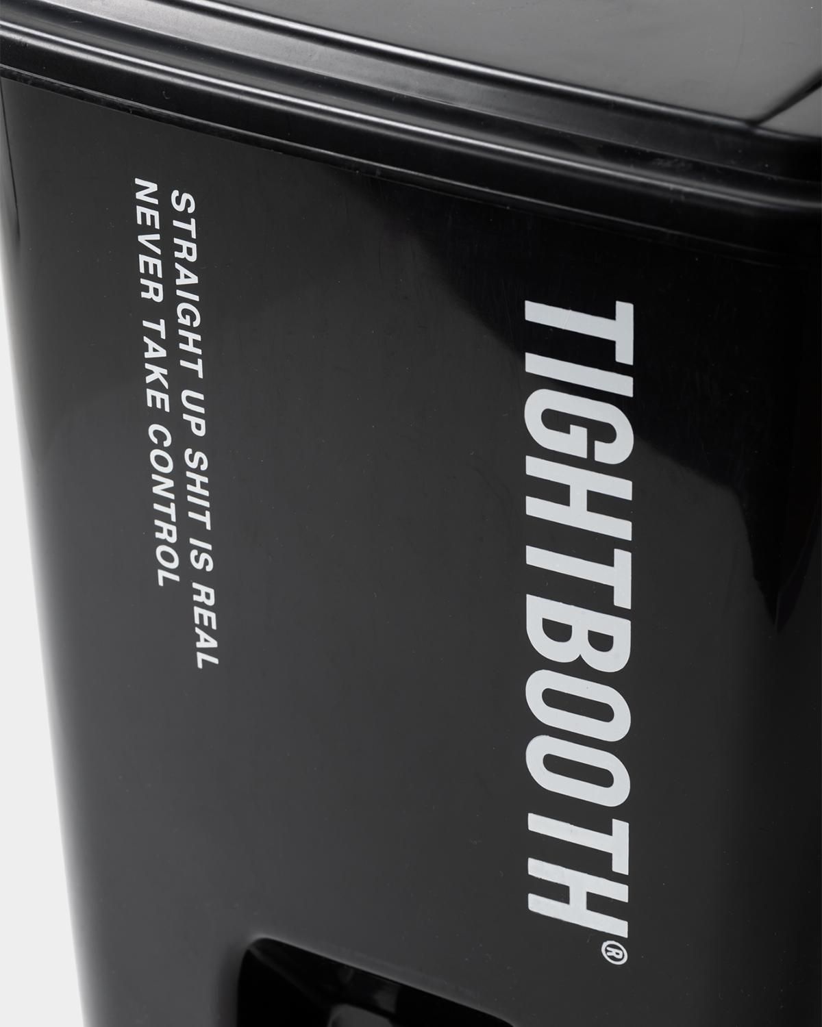 tightbooth LOGO TRASH CAN Mサイズ ゴミ箱 LABEL LOGO TRASH CAN - TIGHTBOOTH® タイトブース オフィシャル