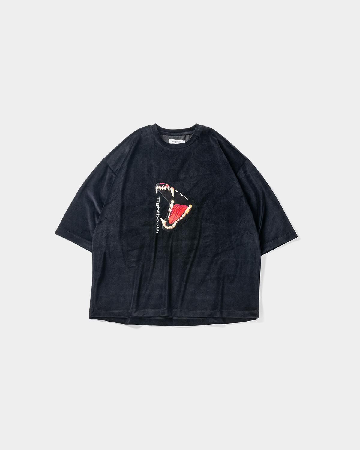BITE VELOUR 3/4 SLEEVE TEE - TIGHTBOOTH® タイトブース BITE VELOUR 3/4 SLEEVE TEE - TIGHTBOOTH® タイトブース