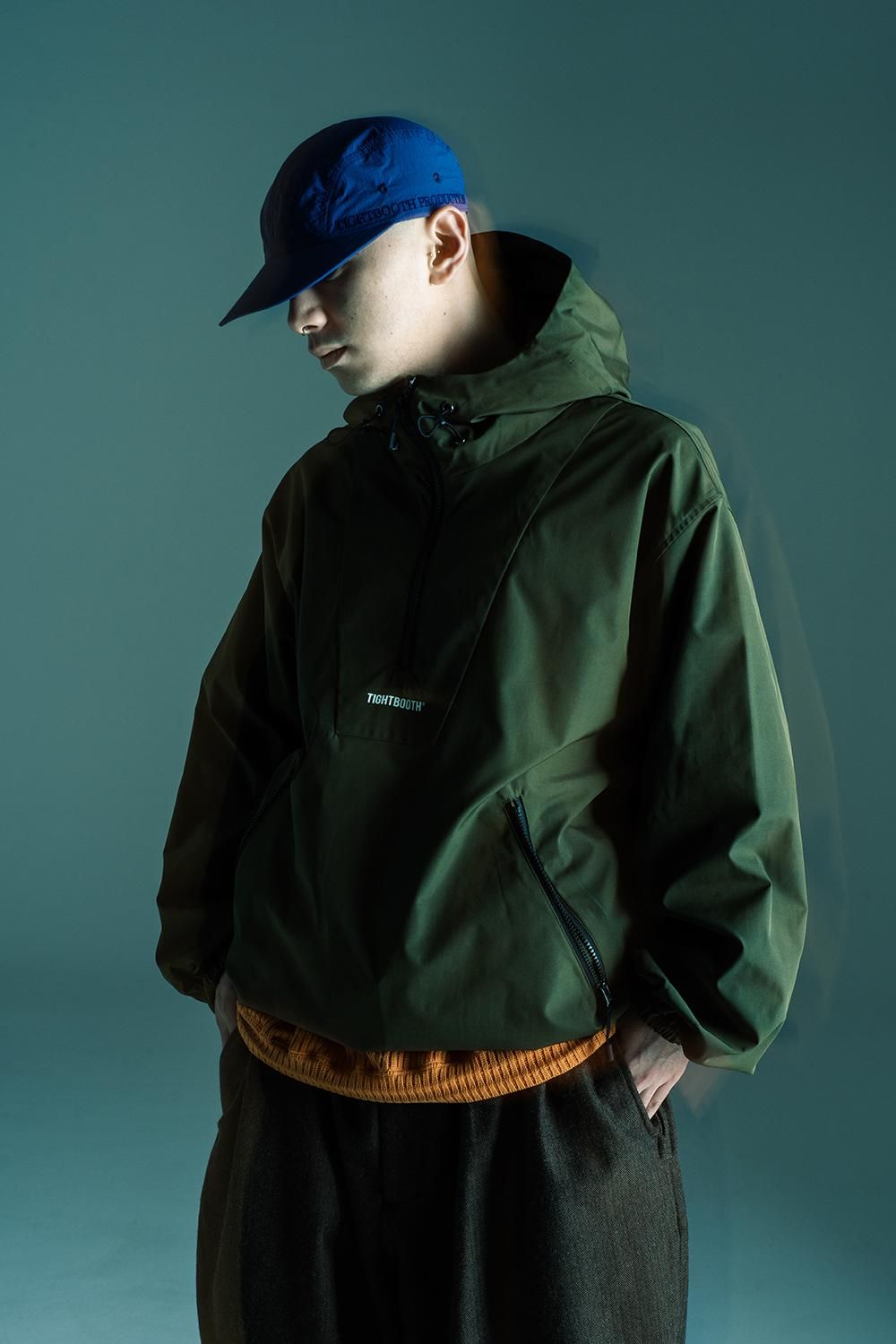 TIGHTBOOTH  LABEL ANORAK Olive Mサイズ