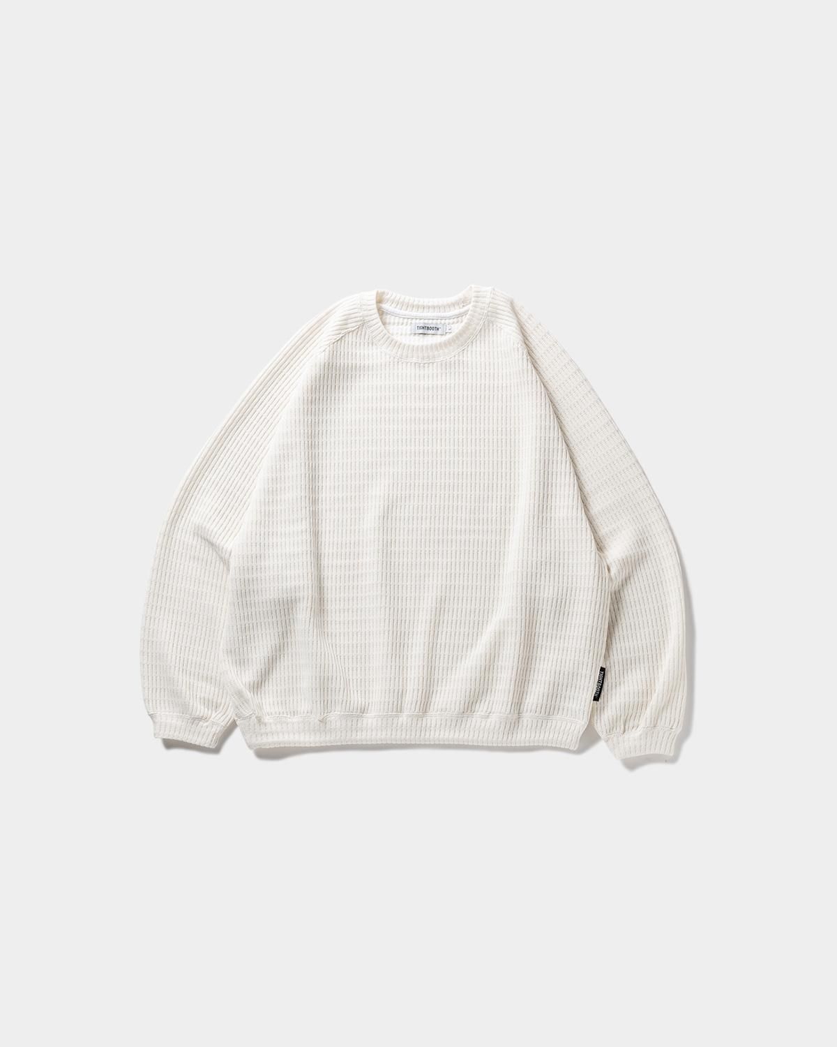 MYSTERY GAUGE CREW KNIT - TIGHTBOOTH® タイトブース MYSTERY GAUGE CREW KNIT - TIGHTBOOTH® タイトブース
