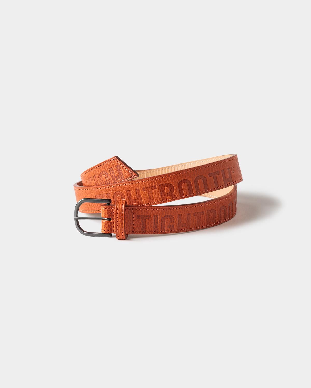 LEATHER LOGO BELT - TIGHTBOOTH® タイトブース オフィシャル LEATHER LOGO BELT - TIGHTBOOTH® タイトブース オフィシャル