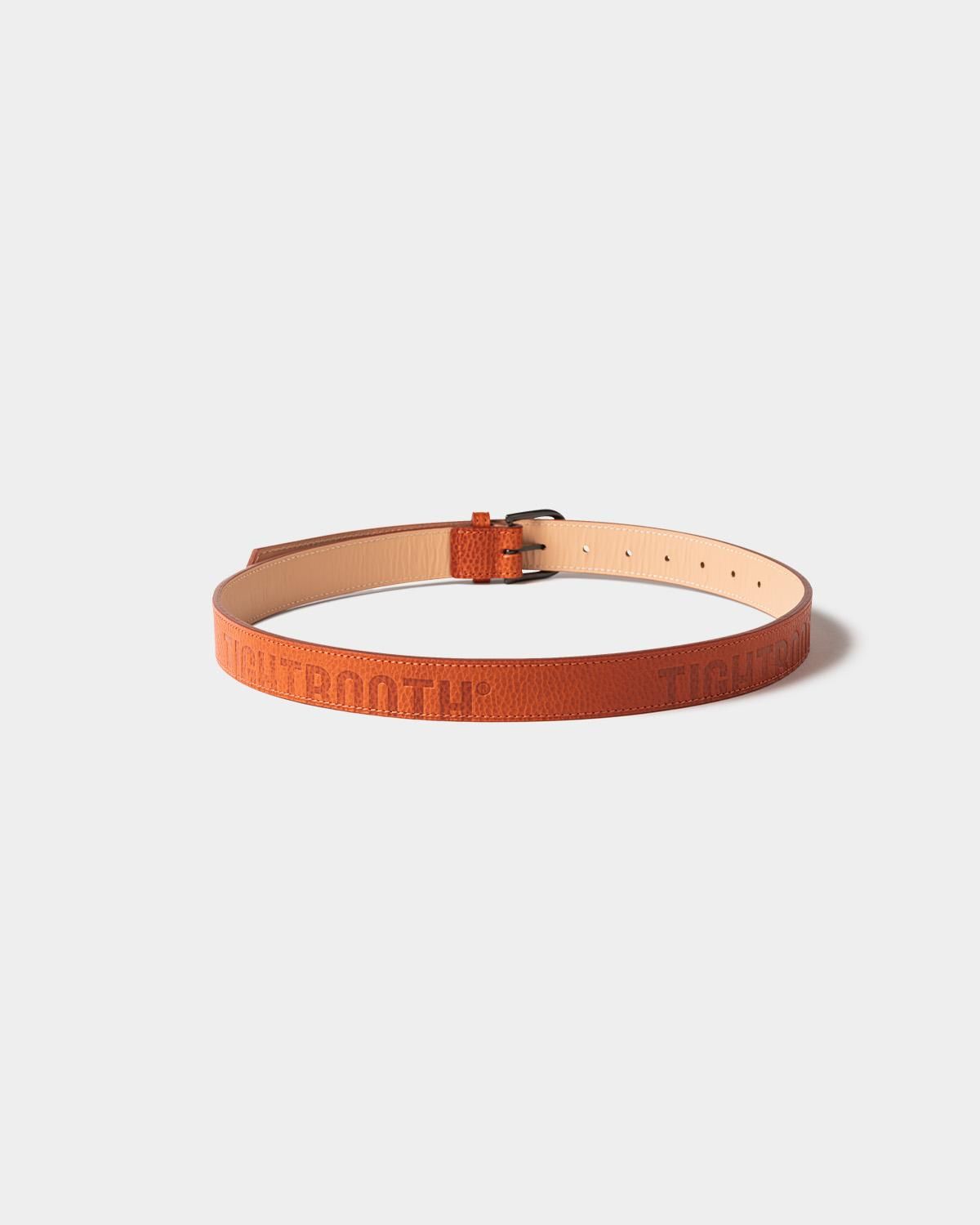LEATHER LOGO BELT - TIGHTBOOTH® タイトブース オフィシャル LEATHER LOGO BELT - TIGHTBOOTH® タイトブース オフィシャル