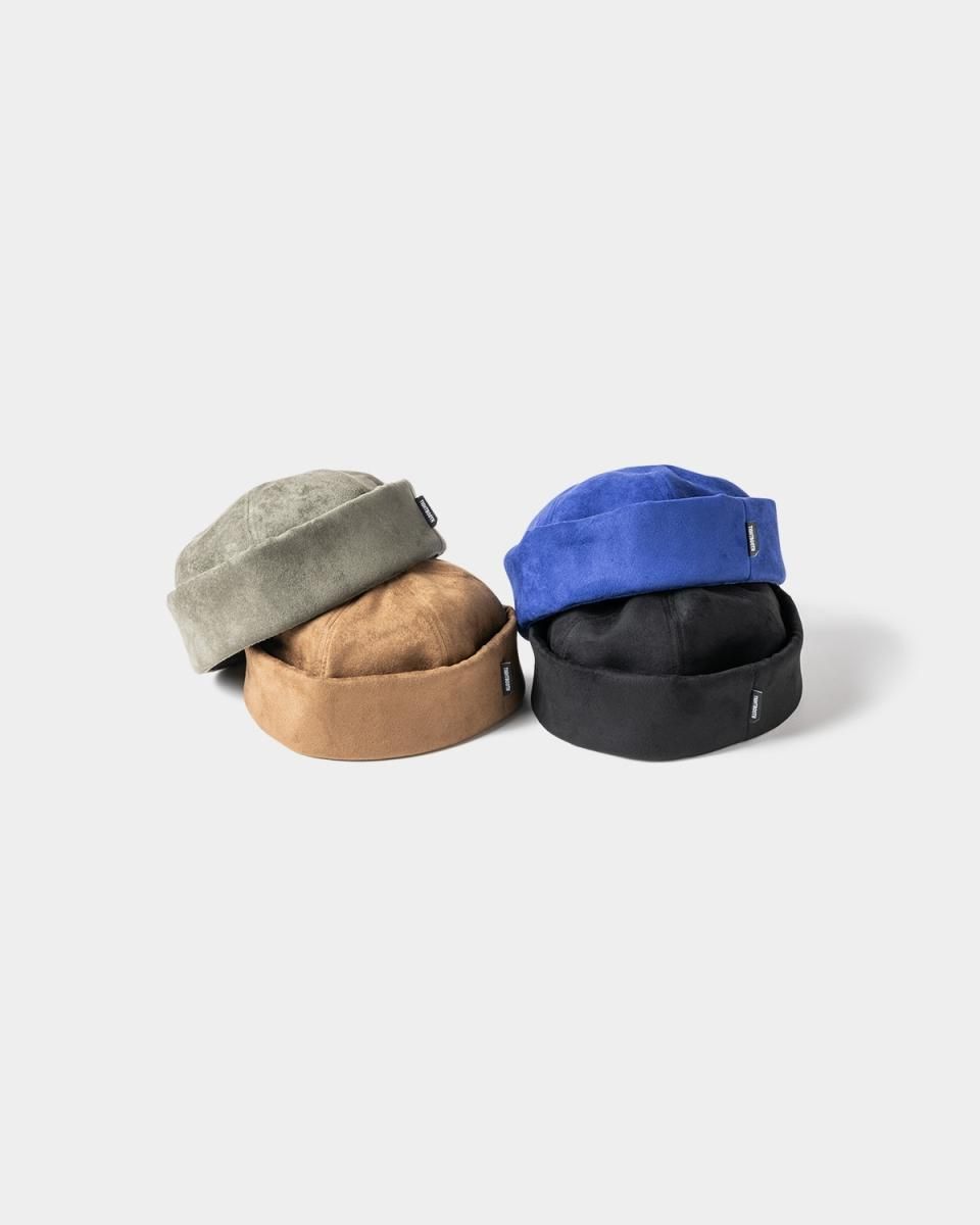 SUEDE ROLL CAP