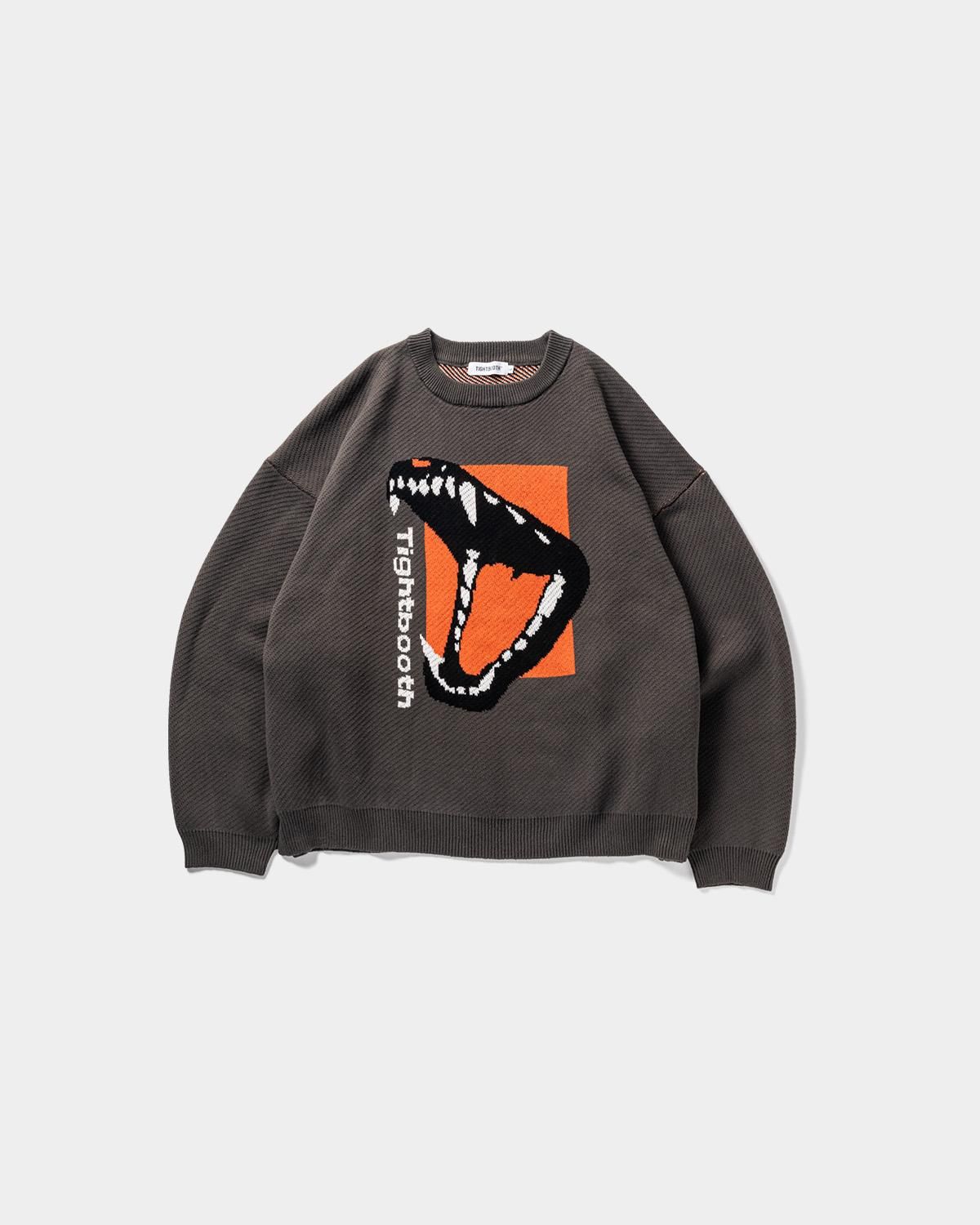 BITE KNIT SWEATER - TIGHTBOOTH® タイトブース オフィシャル BITE KNIT SWEATER - TIGHTBOOTH® タイトブース オフィシャル
