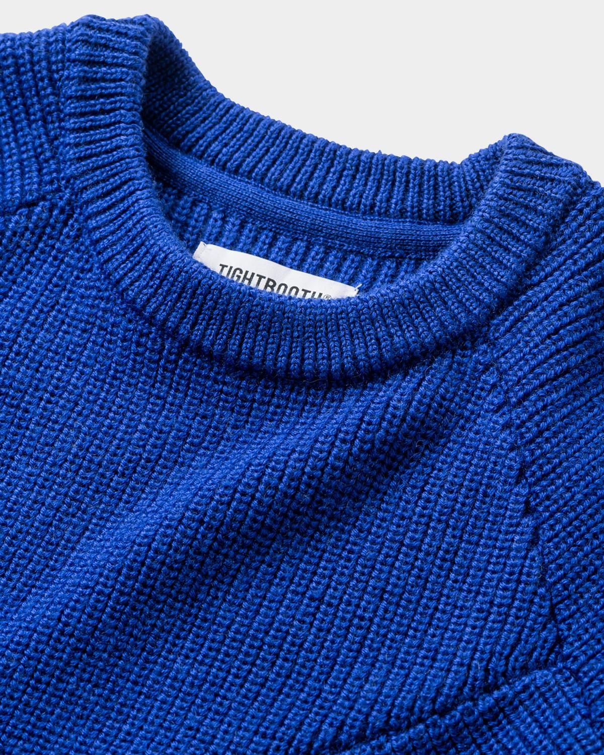 SPLICE KNIT SWEATER - TIGHTBOOTH® タイトブース オフィシャル SPLICE KNIT SWEATER - TIGHTBOOTH® タイトブース オフィシャル