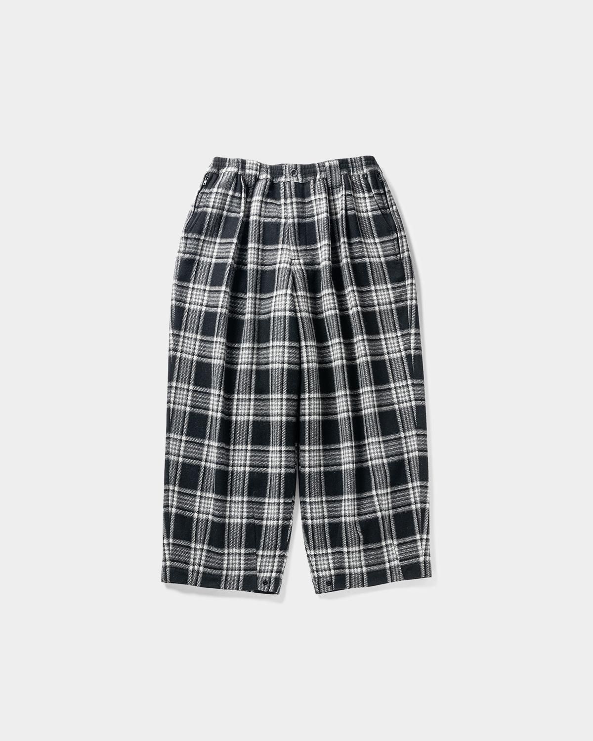 PLAID FLANNEL BAGGY SLACKS - TIGHTBOOTH® タイトブース PLAID FLANNEL BAGGY SLACKS - TIGHTBOOTH® タイトブース
