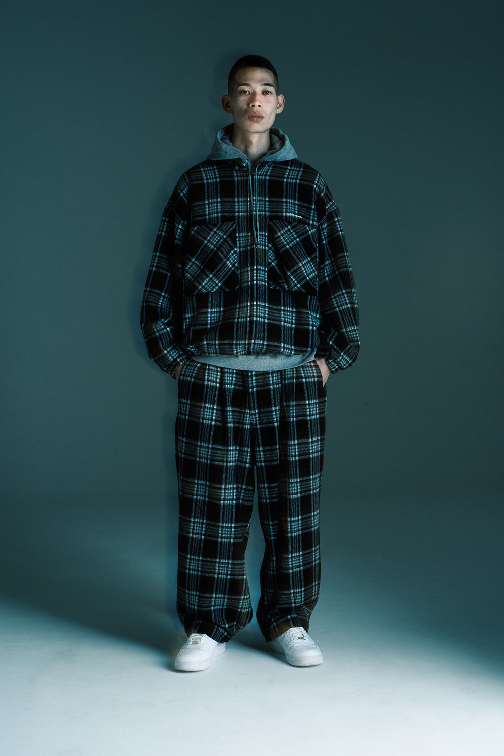 TIGHTBOOTH PLAID FLANNEL セットアップ上下ともLサイズ
