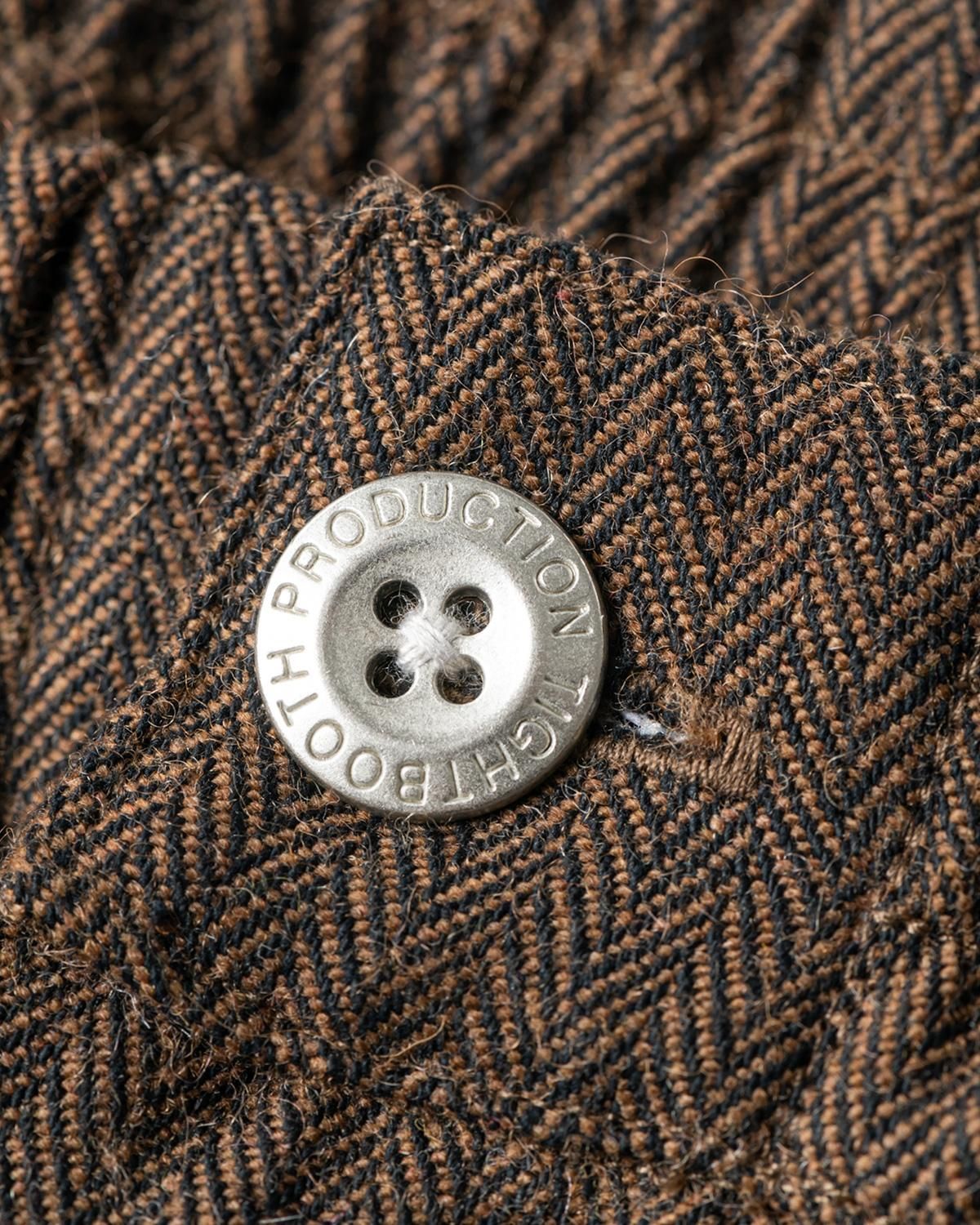 タイトブース　ウールパンツ WOOL HERRINGBONE BALLOON PANTS - TIGHTBOOTH® タイトブース