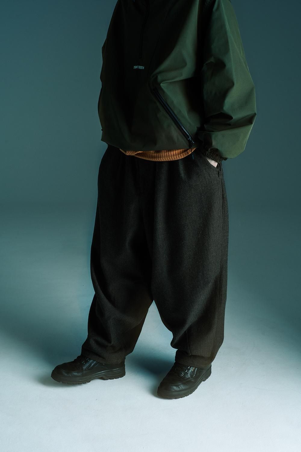 WOOL HERRINGBONE BALLOON PANTS - TIGHTBOOTH® タイトブース WOOL HERRINGBONE BALLOON PANTS - TIGHTBOOTH® タイトブース