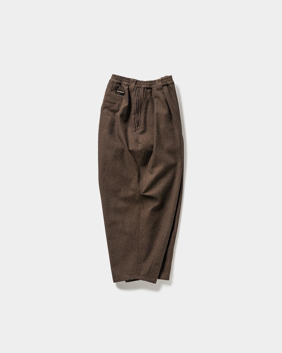 WOOL HERRINGBONE BALLOON PANTS - TIGHTBOOTH® タイトブース WOOL HERRINGBONE BALLOON PANTS - TIGHTBOOTH® タイトブース