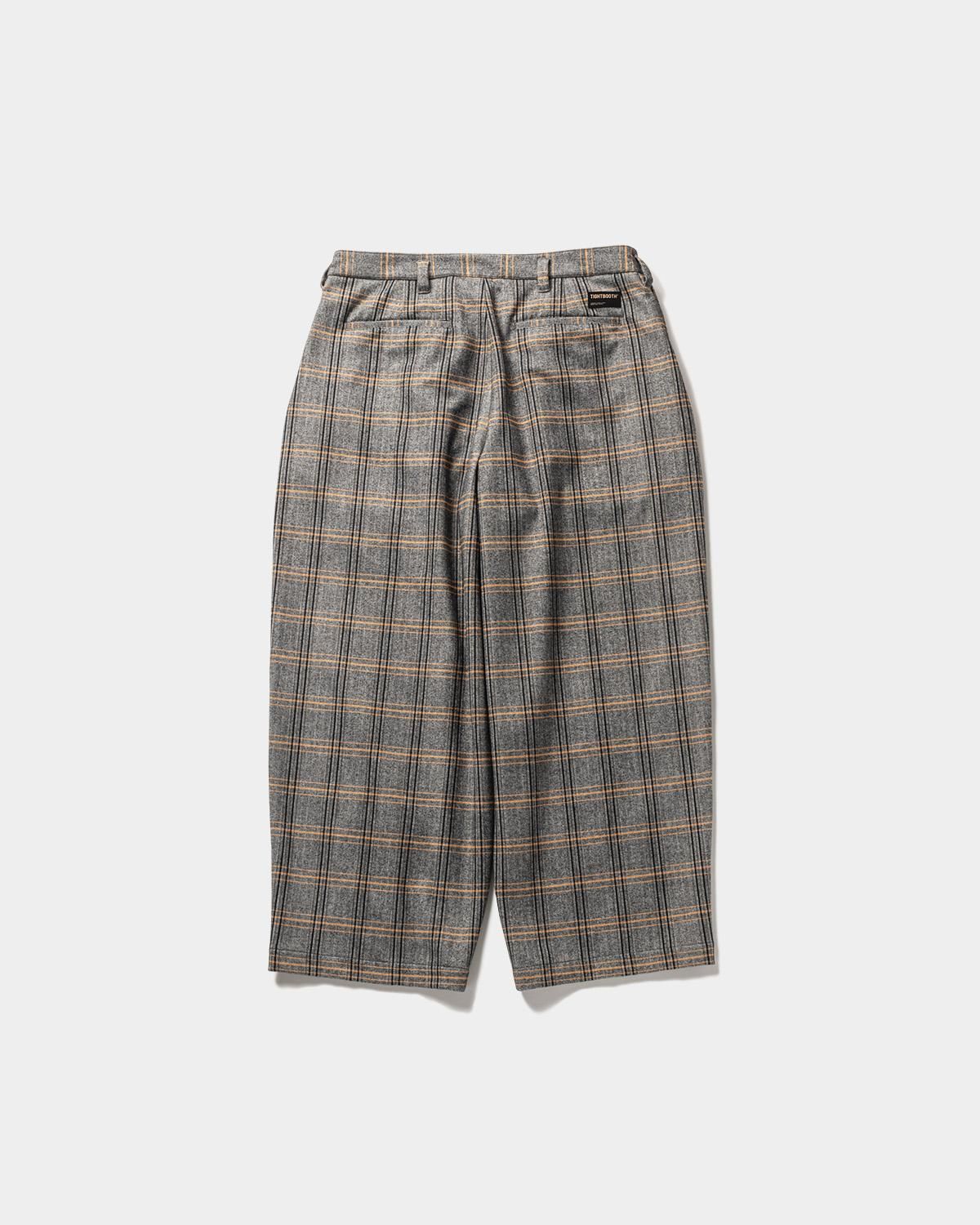 FORMAL PLAID BAGGY SLACKS - TIGHTBOOTH® タイトブース FORMAL PLAID BAGGY SLACKS - TIGHTBOOTH® タイトブース