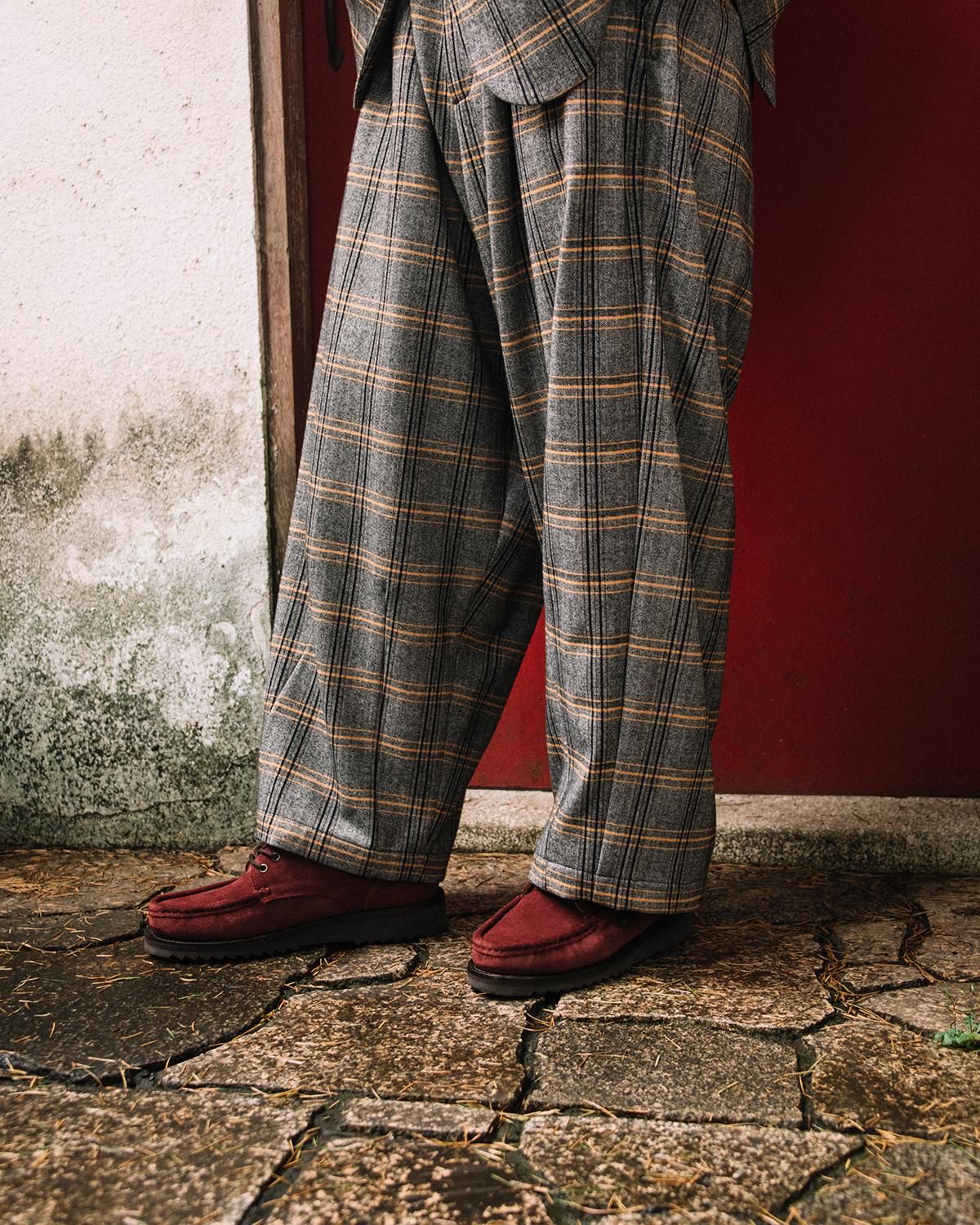 FORMAL PLAID BAGGY SLACKS - TIGHTBOOTH® タイトブース オフィシャル 