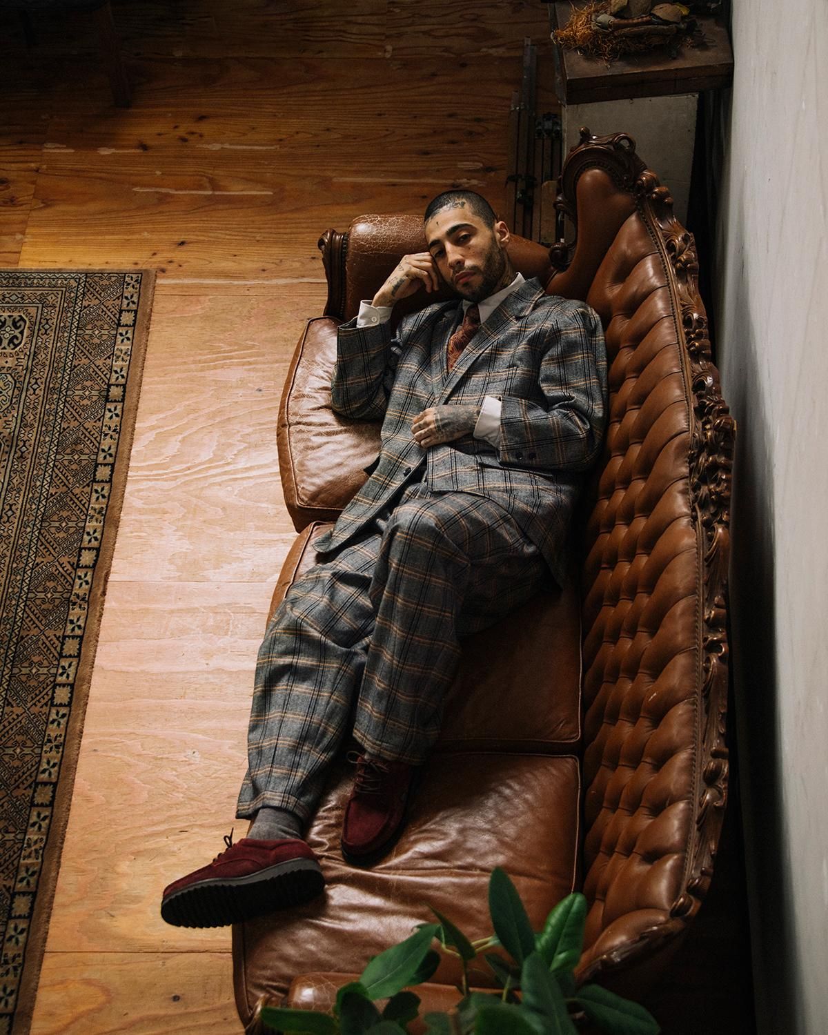 FORMAL PLAID BAGGY SLACKS - TIGHTBOOTH® タイトブース FORMAL PLAID BAGGY SLACKS - TIGHTBOOTH® タイトブース