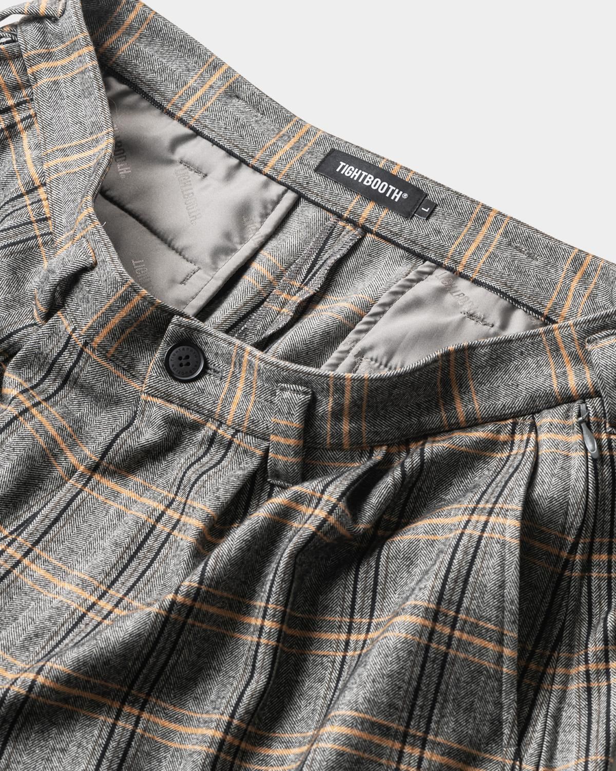 FORMAL PLAID BAGGY SLACKS - TIGHTBOOTH® タイトブース FORMAL PLAID BAGGY SLACKS - TIGHTBOOTH® タイトブース