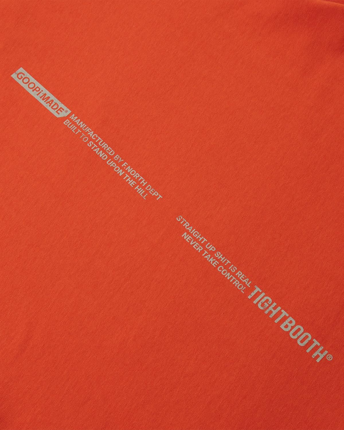 Super Wide Logo Tee（GOOPiMADE x TIGHTBOOTH） - TIGHTBOOTH