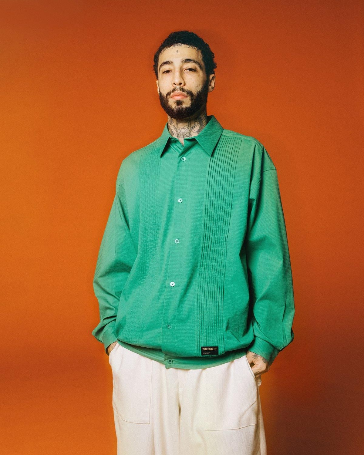 PLEATS SHIRT JKT - TIGHTBOOTH® タイトブース オフィシャル PLEATS SHIRT JKT - TIGHTBOOTH® タイトブース オフィシャル