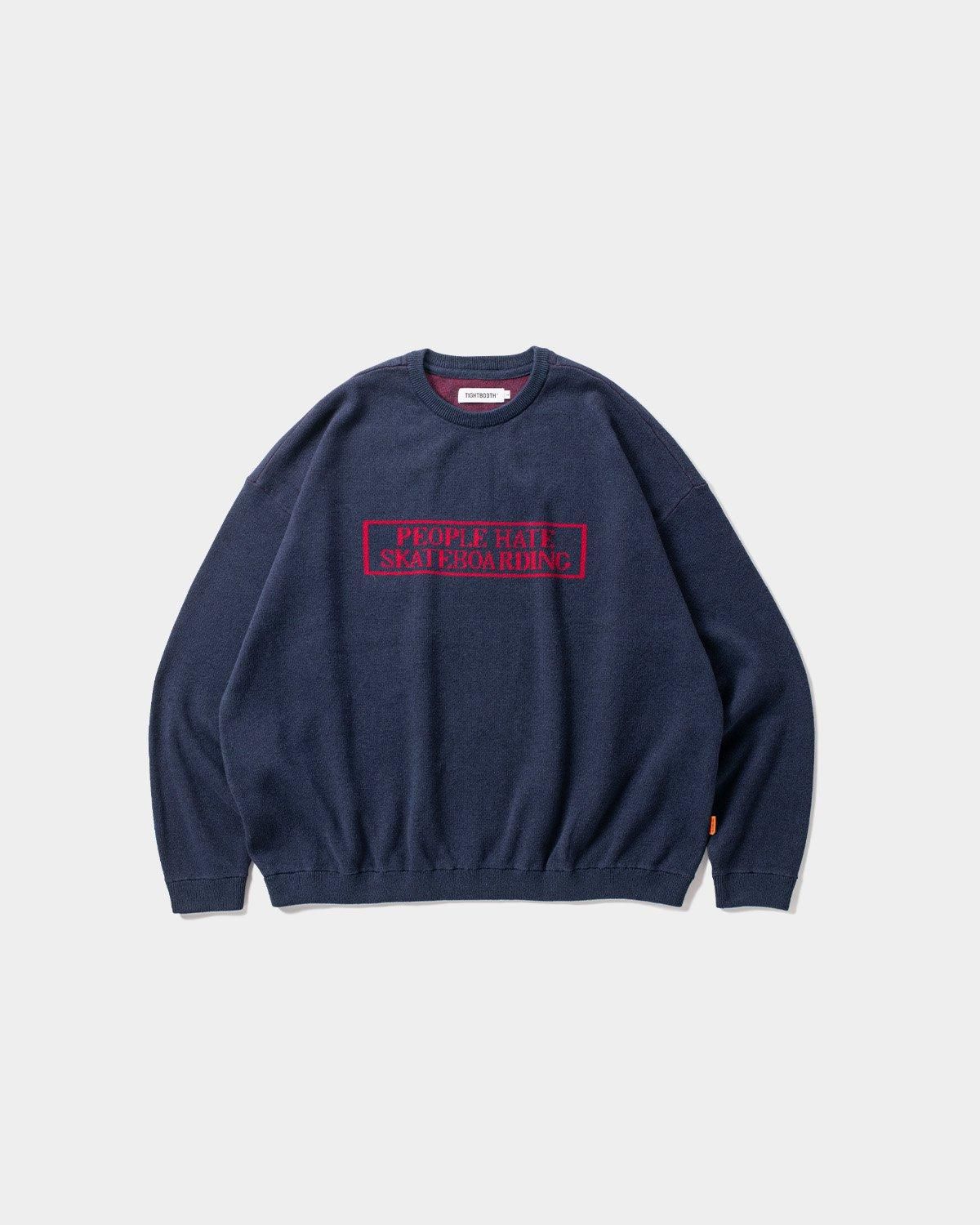 PEOPLE HATE SKATE SWEATER - TIGHTBOOTH® タイトブース PEOPLE HATE SKATE SWEATER - TIGHTBOOTH® タイトブース
