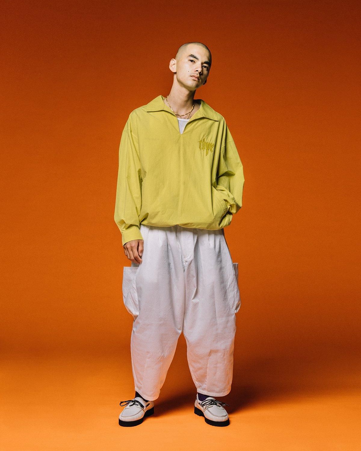 SEERSUCKER CROPPED CARGO PANTS - TIGHTBOOTH® タイトブース SEERSUCKER CROPPED CARGO PANTS - TIGHTBOOTH® タイトブース