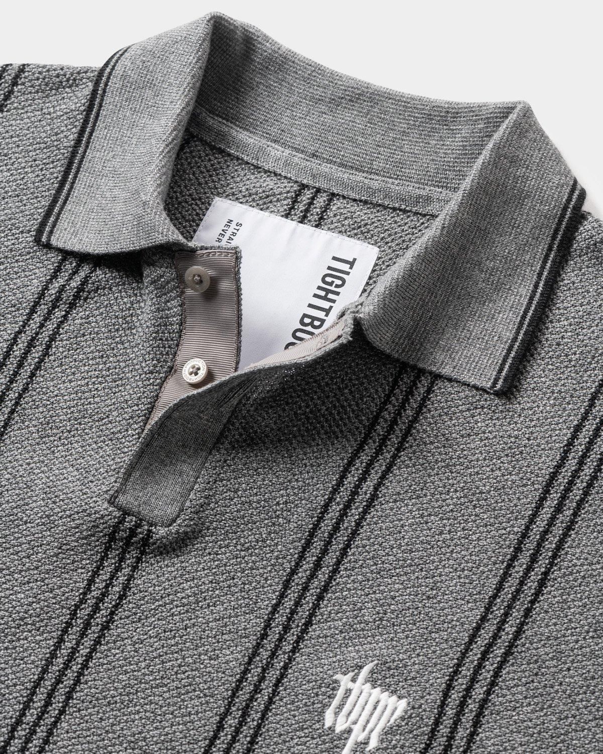 STRIPE KNIT POLO - TIGHTBOOTH® タイトブース オフィシャル STRIPE KNIT POLO - TIGHTBOOTH® タイトブース オフィシャル