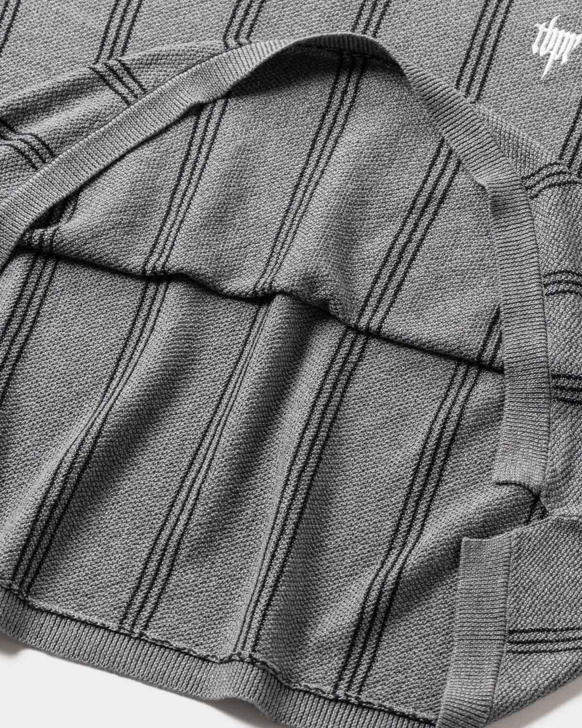 STRIPE KNIT POLO - TIGHTBOOTH® タイトブース オフィシャル STRIPE KNIT POLO - TIGHTBOOTH® タイトブース オフィシャル