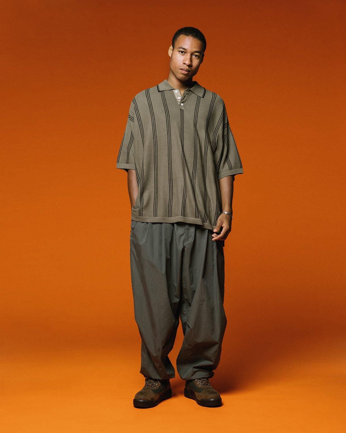 STRIPE KNIT POLO - TIGHTBOOTH® タイトブース オフィシャル STRIPE KNIT POLO - TIGHTBOOTH® タイトブース オフィシャル