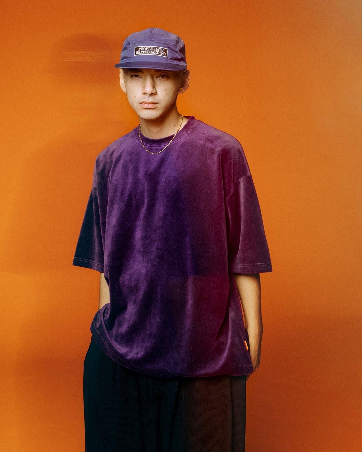 VELOUR T-SHIRT - TIGHTBOOTH® タイトブース オフィシャルウェブ VELOUR T-SHIRT - TIGHTBOOTH® タイトブース オフィシャルウェブ