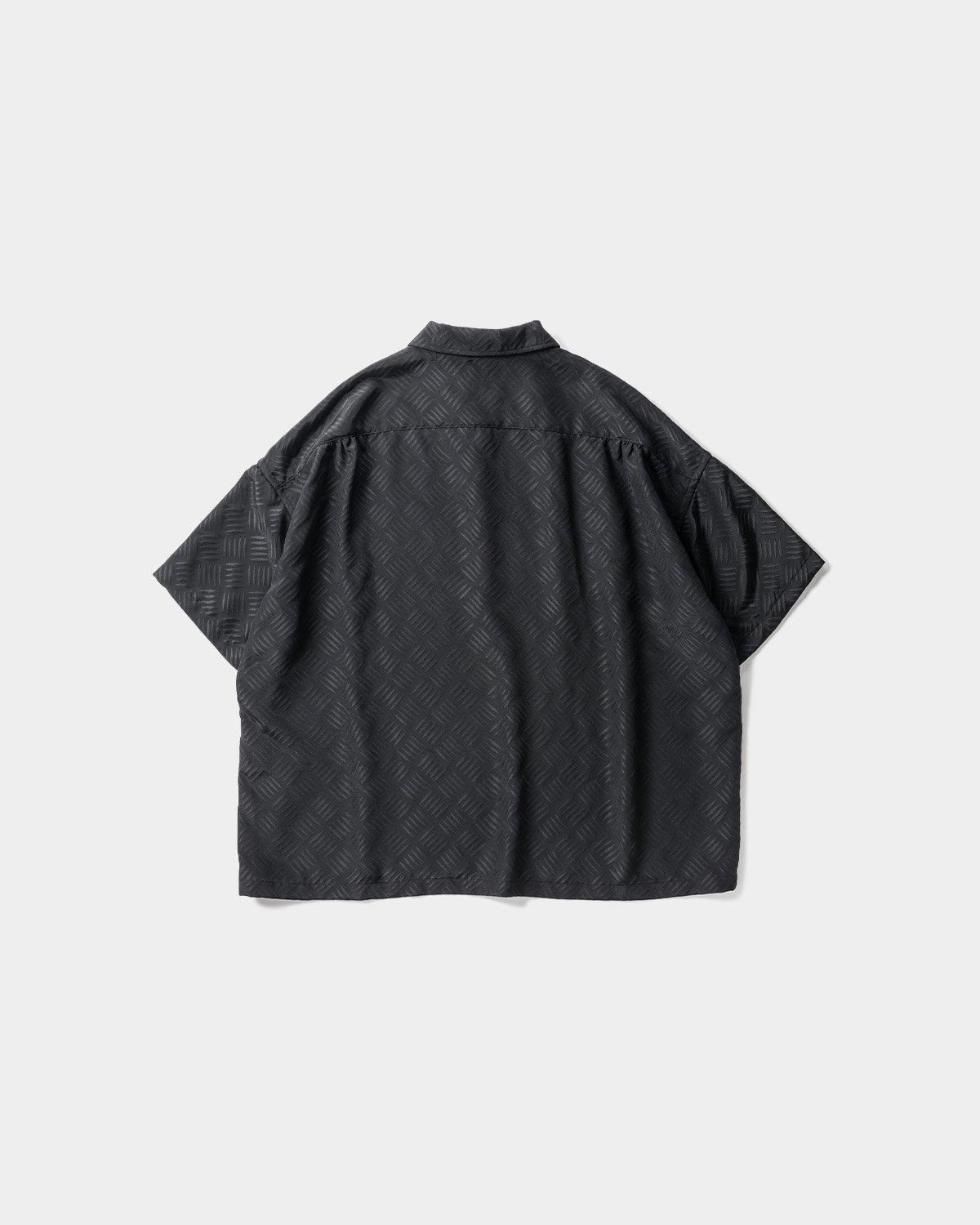CHECKER PLATE HALF ZIP SHIRT - TIGHTBOOTH® タイトブース CHECKER PLATE HALF ZIP SHIRT - TIGHTBOOTH® タイトブース