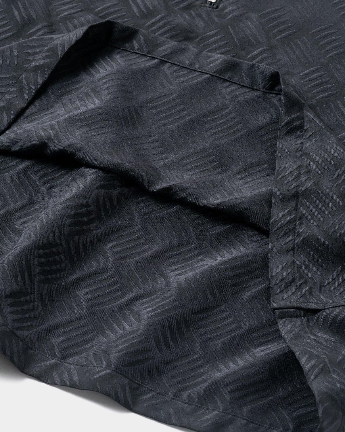 CHECKER PLATE HALF ZIP SHIRT - TIGHTBOOTH® タイトブース CHECKER PLATE HALF ZIP SHIRT - TIGHTBOOTH® タイトブース