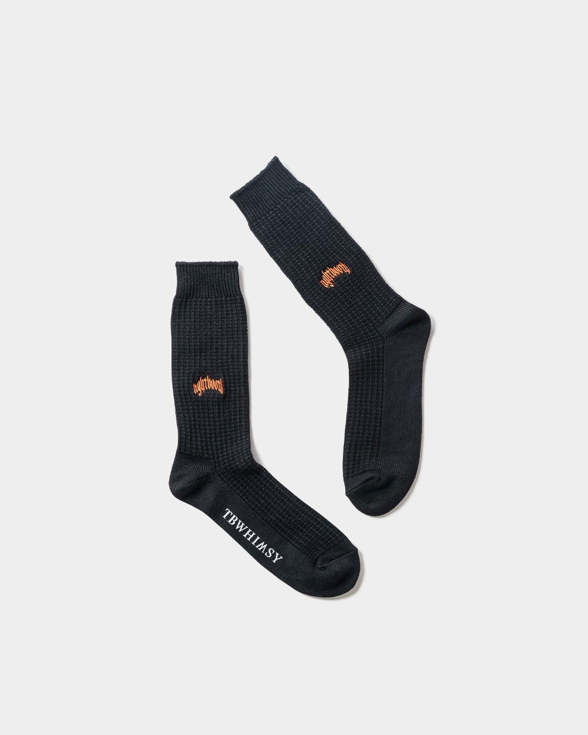 COLLEGE WAFFLE SOCKS - TIGHTBOOTH® タイトブース オフィシャル COLLEGE WAFFLE SOCKS - TIGHTBOOTH® タイトブース オフィシャル