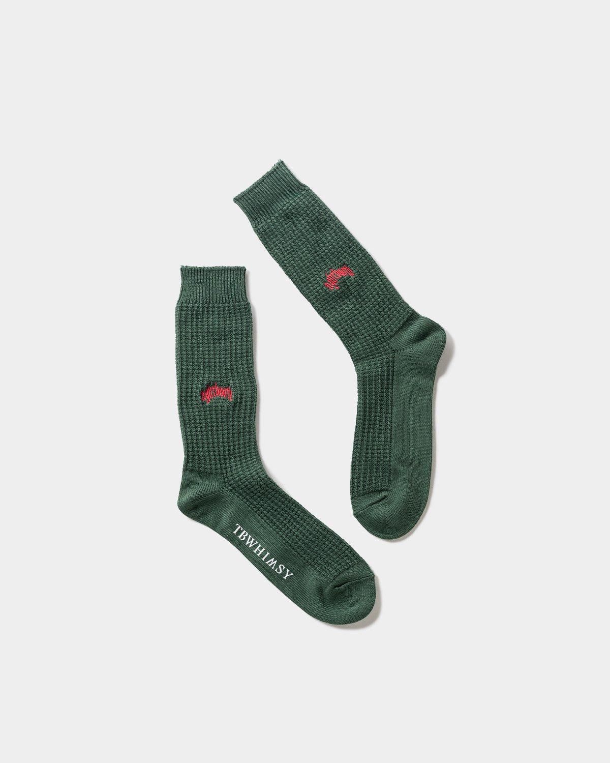 COLLEGE WAFFLE SOCKS - TIGHTBOOTH® タイトブース オフィシャル COLLEGE WAFFLE SOCKS - TIGHTBOOTH® タイトブース オフィシャル