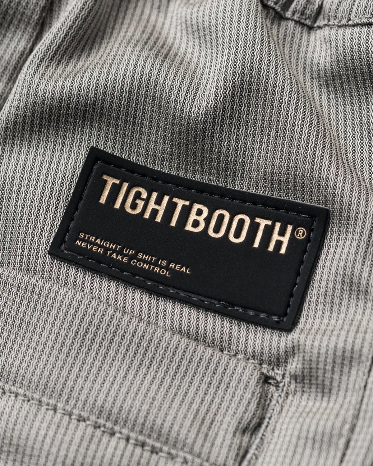 STRIPE CROPPED CARGO PANTS - TIGHTBOOTH® タイトブース STRIPE CROPPED CARGO PANTS - TIGHTBOOTH® タイトブース