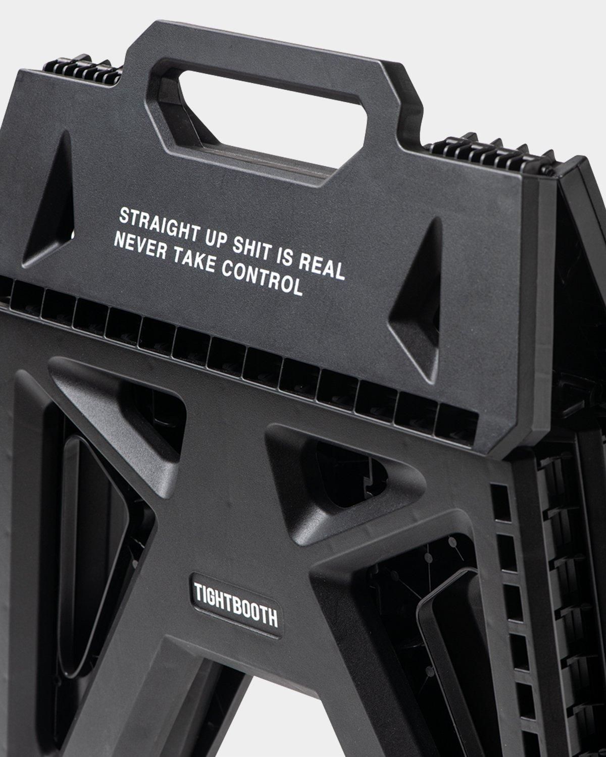 LABEL LOGO FOLDING STOOL - TIGHTBOOTH® タイトブース
