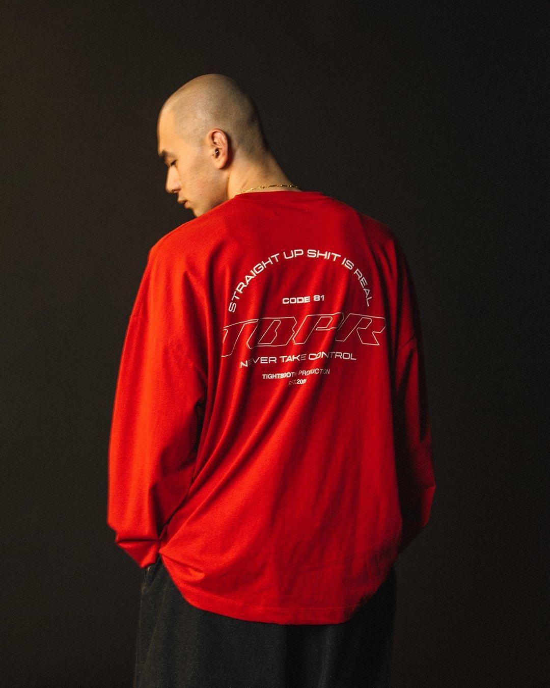 STRAIGHT UP L/S T-SHIRT - TIGHTBOOTH® タイトブース STRAIGHT UP L/S T-SHIRT - TIGHTBOOTH® タイトブース
