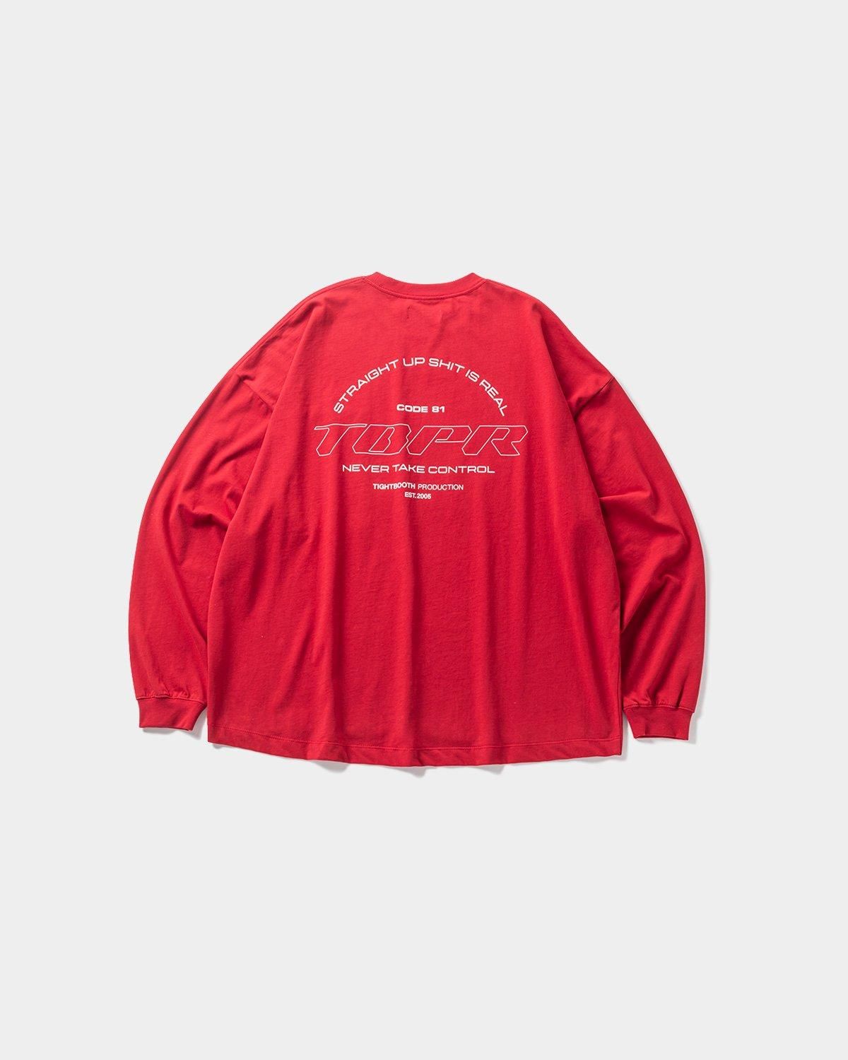 STRAIGHT UP L/S T-SHIRT - TIGHTBOOTH® タイトブース STRAIGHT UP L/S T-SHIRT - TIGHTBOOTH® タイトブース