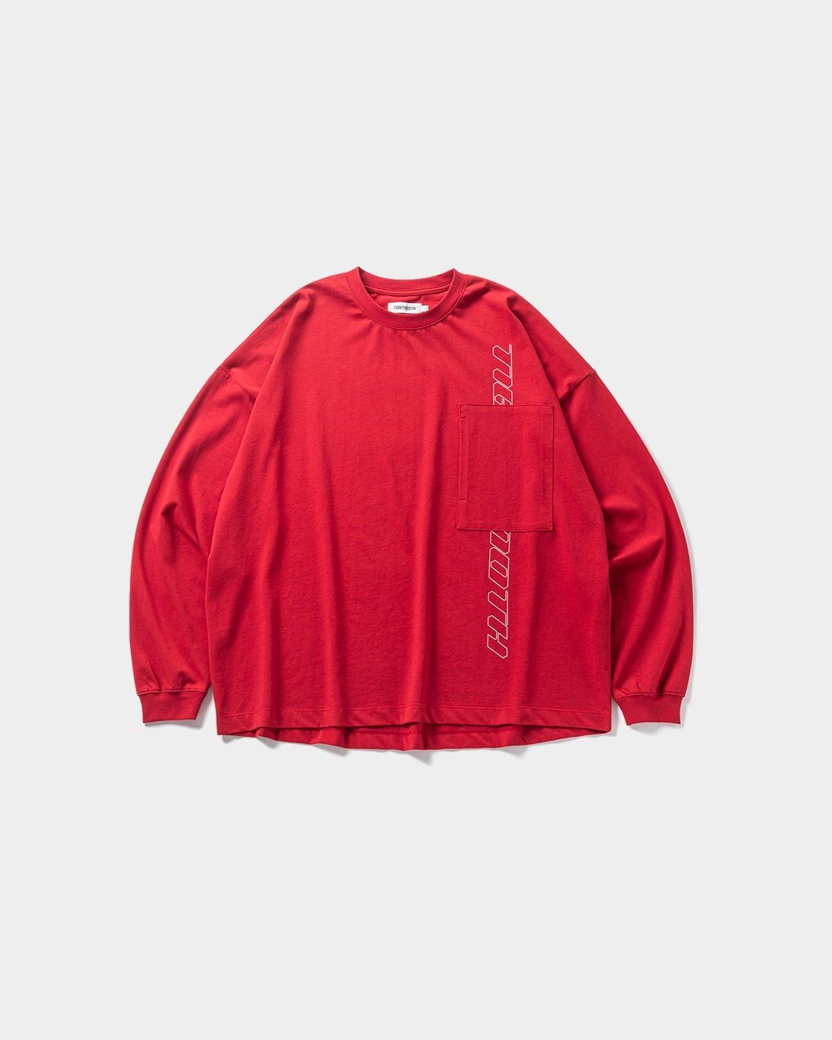 STRAIGHT UP L/S T-SHIRT - TIGHTBOOTH® タイトブース STRAIGHT UP L/S T-SHIRT - TIGHTBOOTH® タイトブース