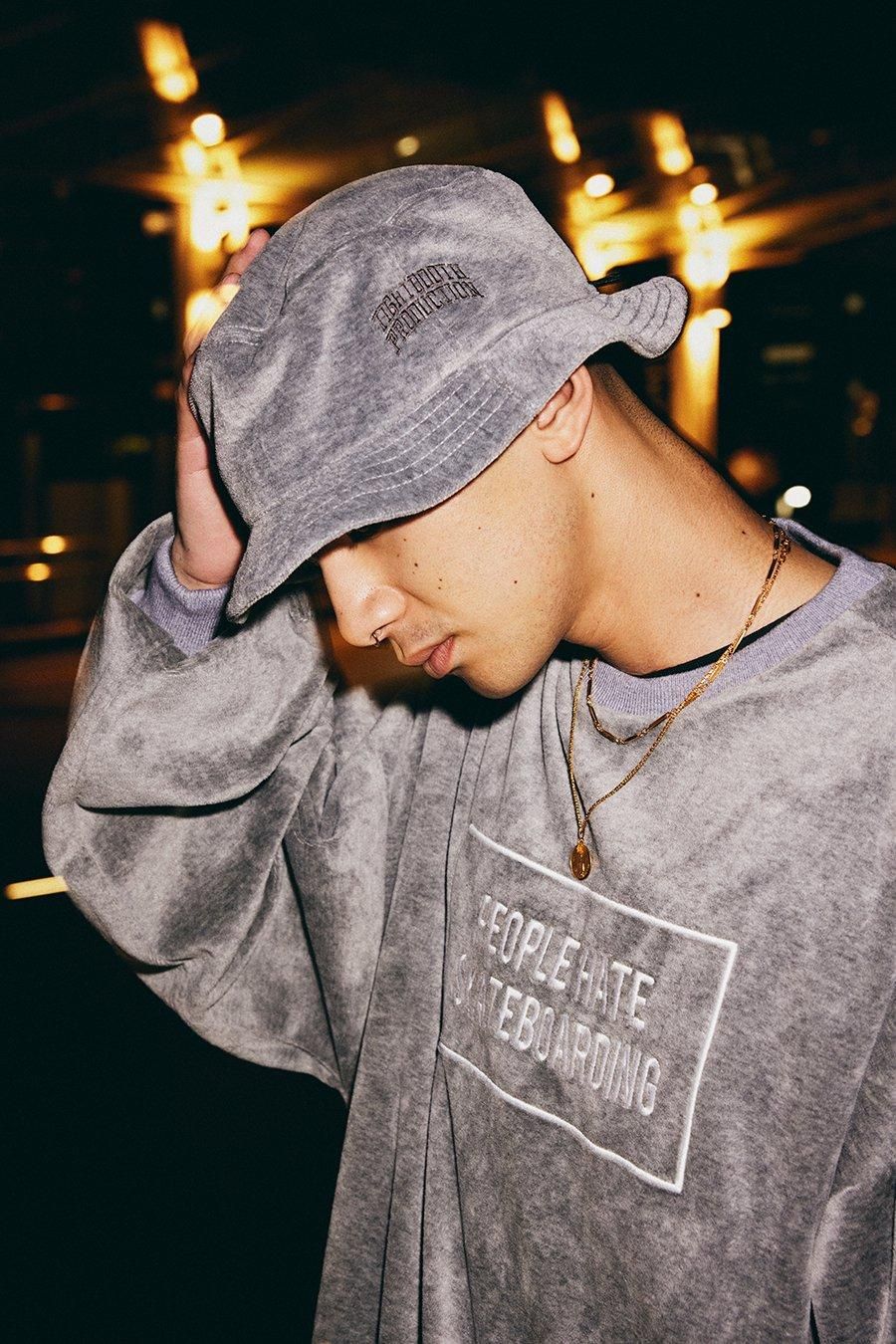 PEOPLE HATE SKATE VELOUR L/S - TIGHTBOOTH® タイトブース PEOPLE HATE SKATE VELOUR L/S - TIGHTBOOTH® タイトブース