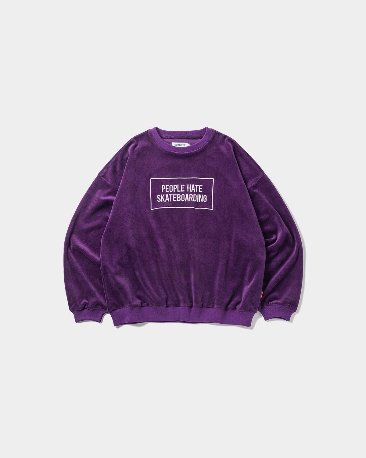 PEOPLE HATE SKATE VELOUR L/S - TIGHTBOOTH® タイトブース PEOPLE HATE SKATE VELOUR L/S - TIGHTBOOTH® タイトブース