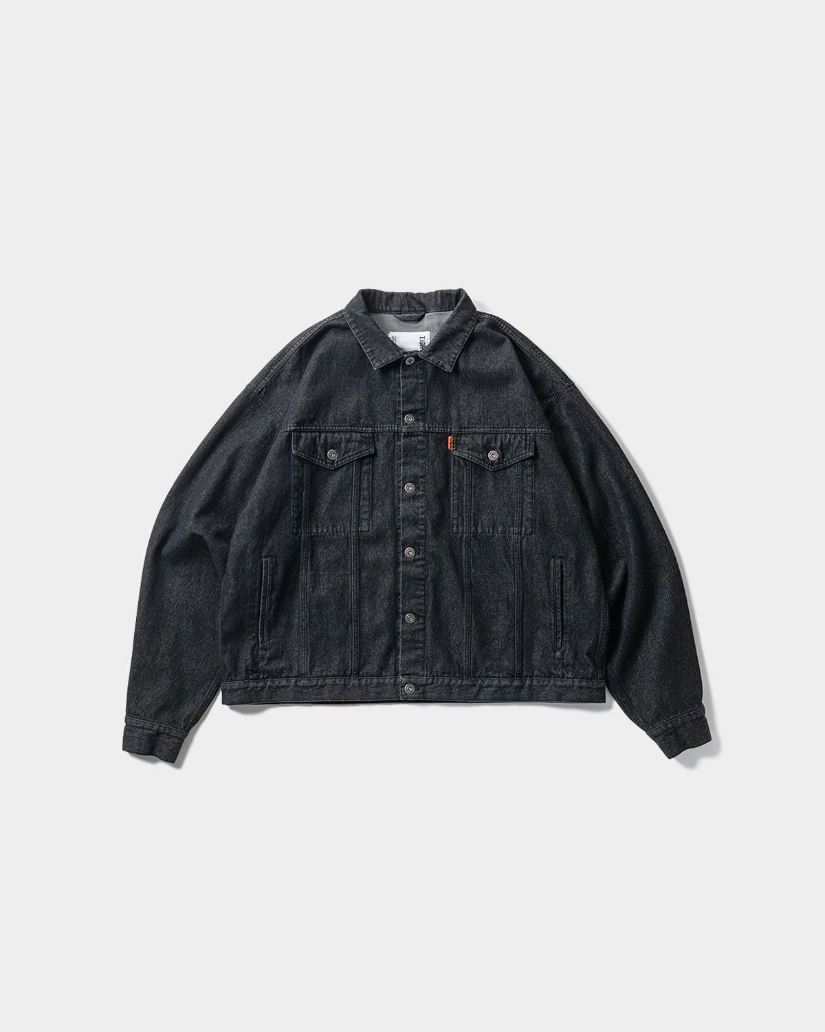 LABEL LOGO DENIM JACKET - TIGHTBOOTH® タイトブース LABEL LOGO DENIM JACKET - TIGHTBOOTH® タイトブース
