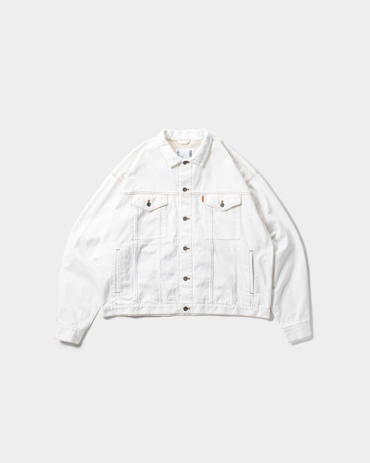LABEL LOGO DENIM JACKET - TIGHTBOOTH® タイトブース LABEL LOGO DENIM JACKET - TIGHTBOOTH® タイトブース