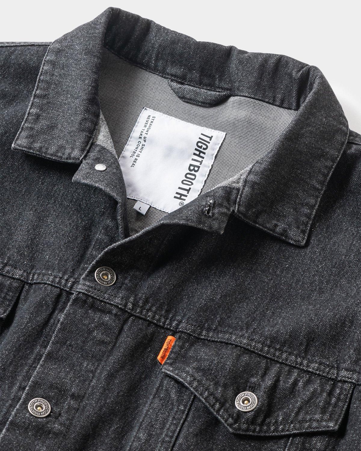 LABEL LOGO DENIM JACKET - TIGHTBOOTH® タイトブース LABEL LOGO DENIM JACKET - TIGHTBOOTH® タイトブース