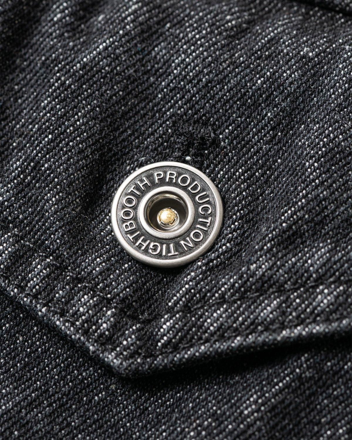 LABEL LOGO DENIM JACKET - TIGHTBOOTH® タイトブース LABEL LOGO DENIM JACKET - TIGHTBOOTH® タイトブース