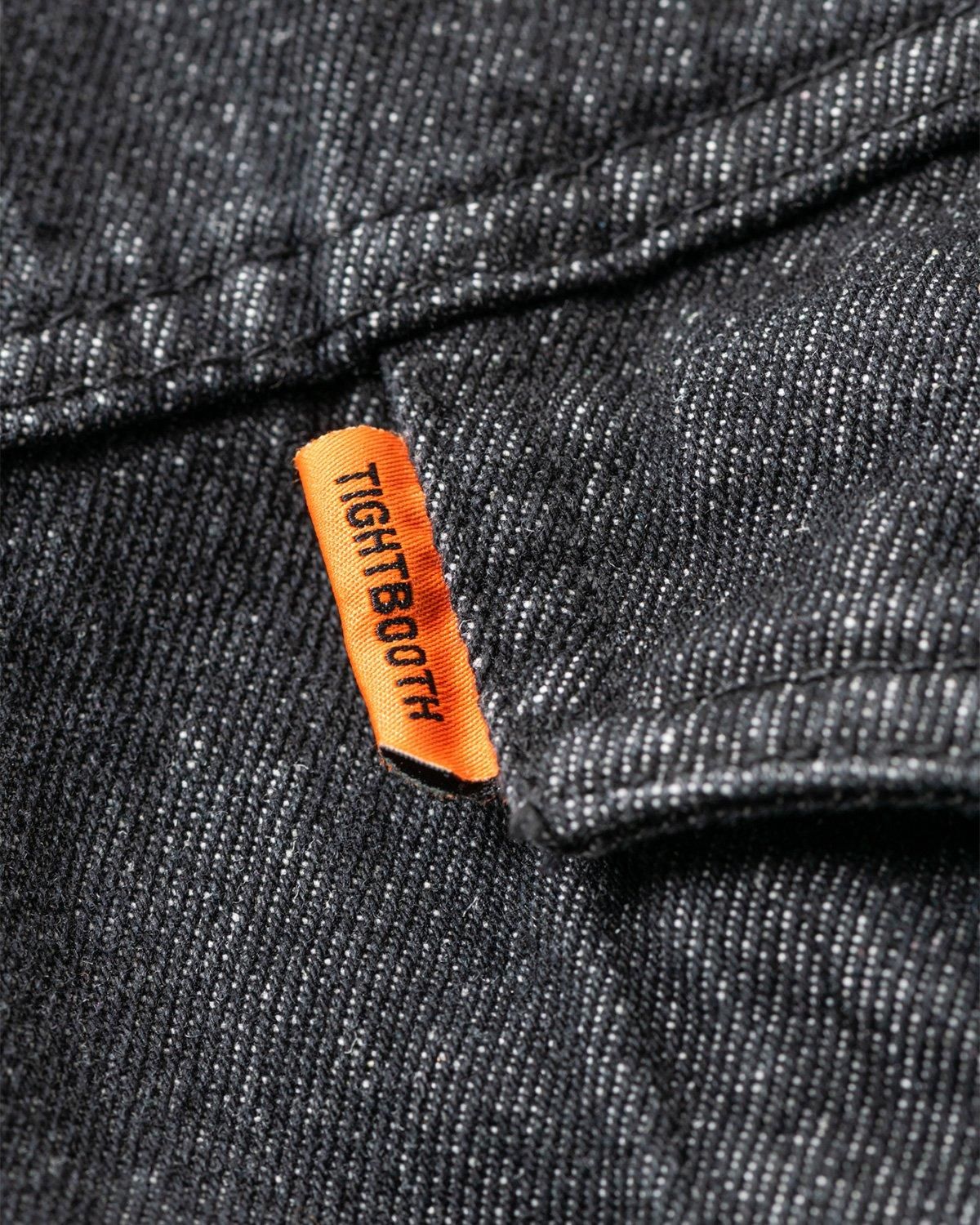 LABEL LOGO DENIM JACKET - TIGHTBOOTH® タイトブース LABEL LOGO DENIM JACKET - TIGHTBOOTH® タイトブース