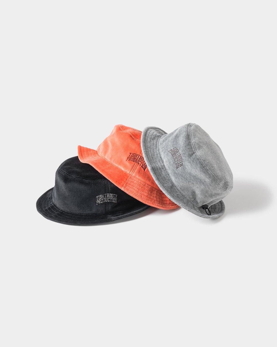 VELOUR BUCKET HAT - TIGHTBOOTH® タイトブース オフィシャル VELOUR BUCKET HAT - TIGHTBOOTH® タイトブース オフィシャル