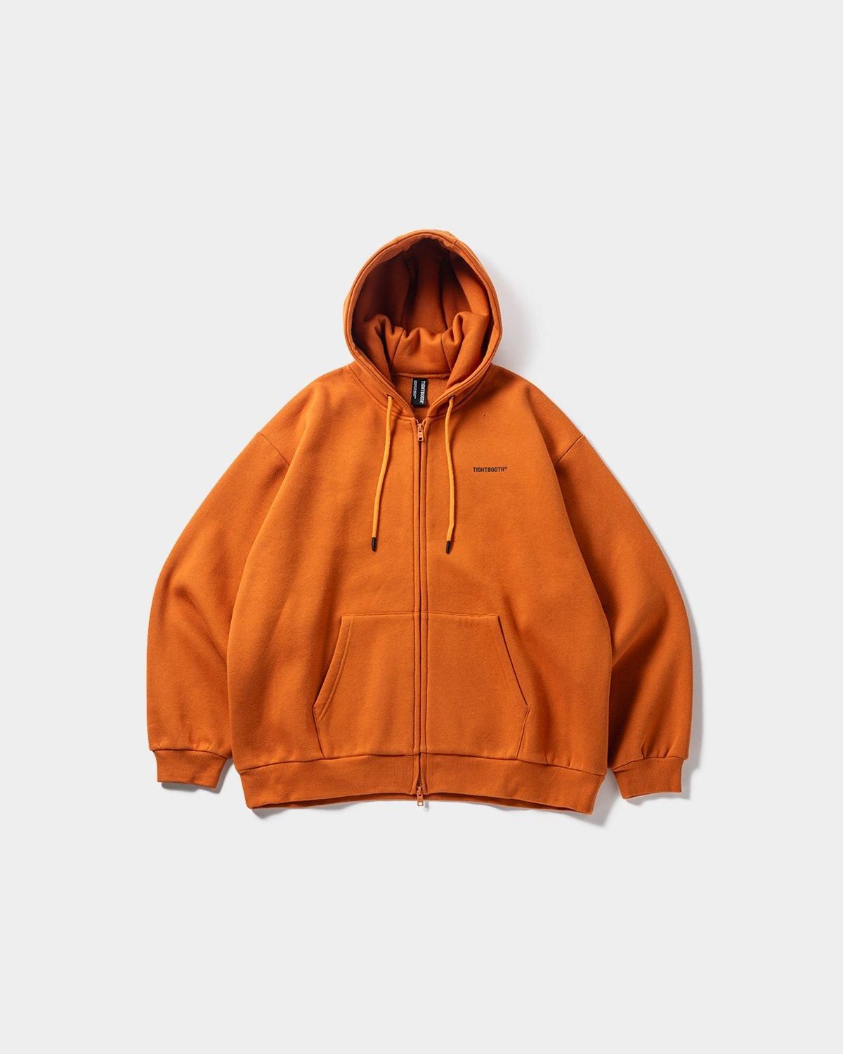 LOGO ZIP HOODED SWEAT SHIRT - TIGHTBOOTH® タイトブース LOGO ZIP HOODED SWEAT SHIRT - TIGHTBOOTH® タイトブース