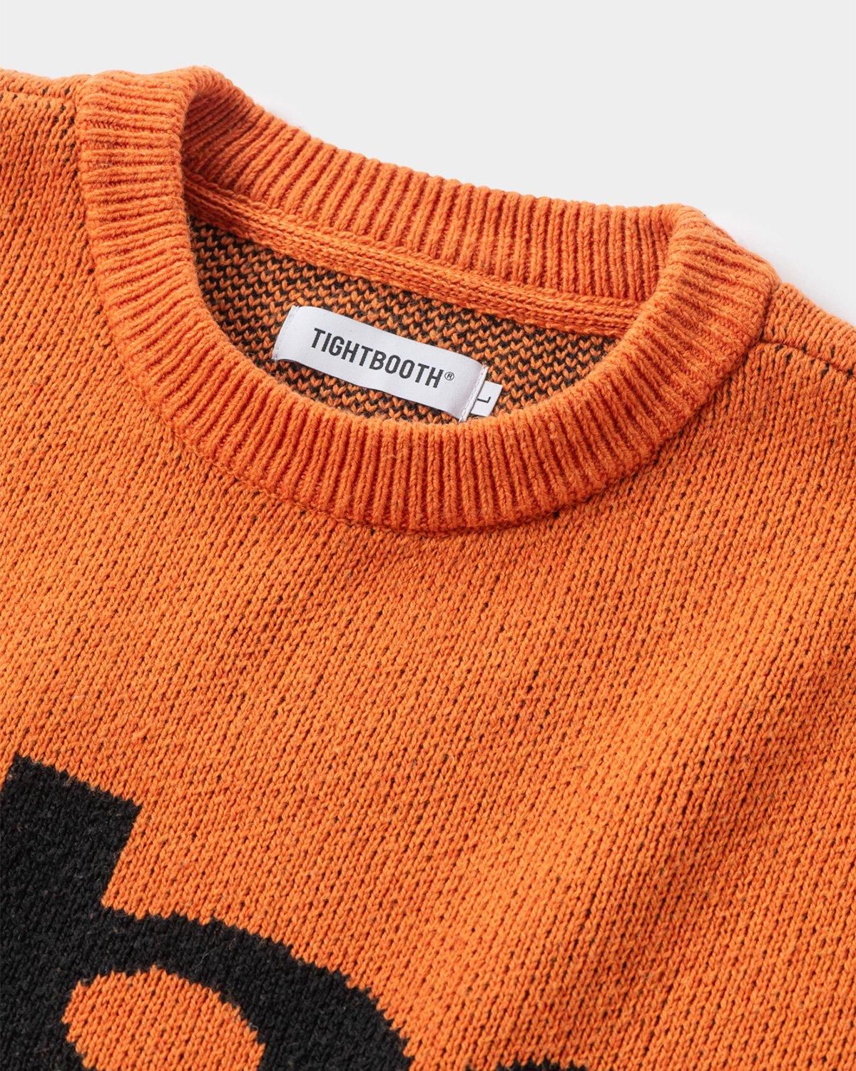 BIG LOGO KNIT SWEATER - TIGHTBOOTH® タイトブース BIG LOGO KNIT SWEATER - TIGHTBOOTH® タイトブース